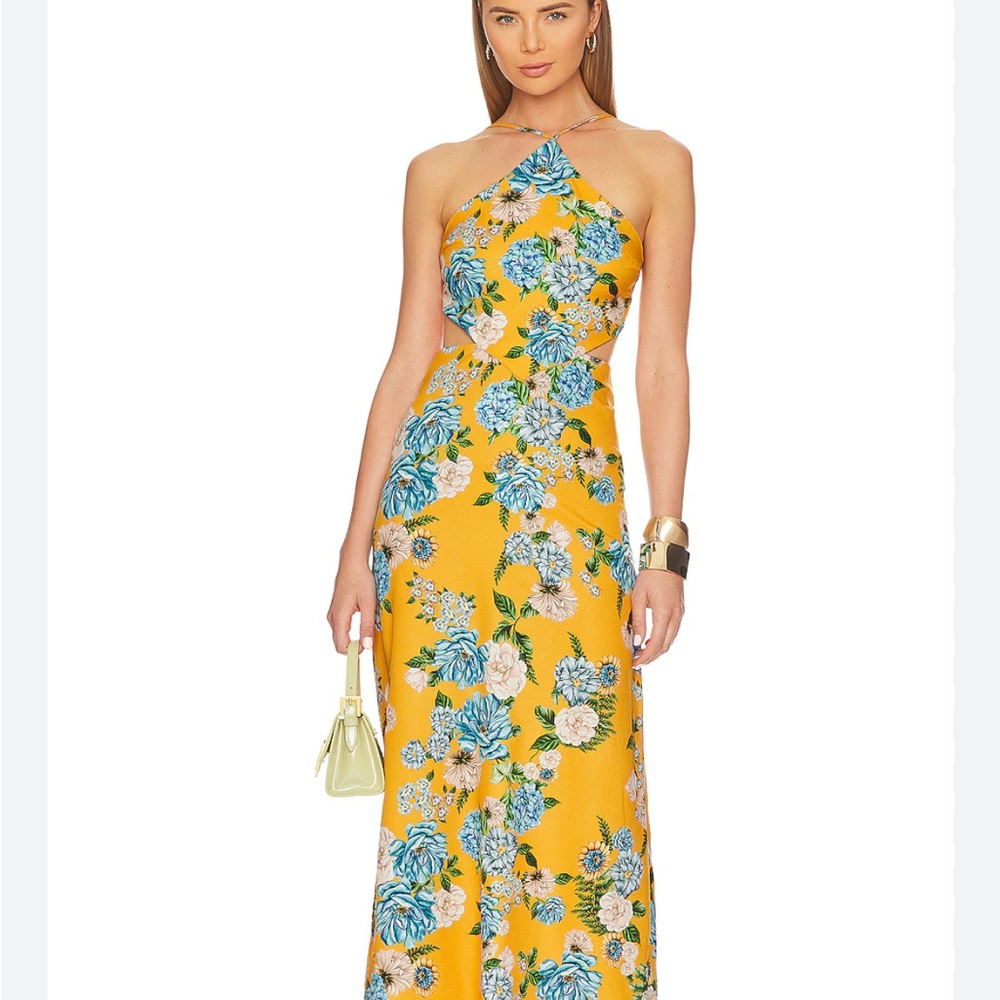 Agua Bendita x REVOLVE Indria Dress in Yellow